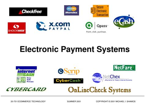 electronic payment systems ppt